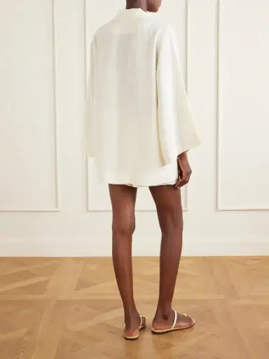 Lisa Marie Fernandez Tie-detailed Woven Tunic | Thumbnail 3 Lisa Marie Fernandez Tie-detailed Woven Tunic | Thumbnail 3