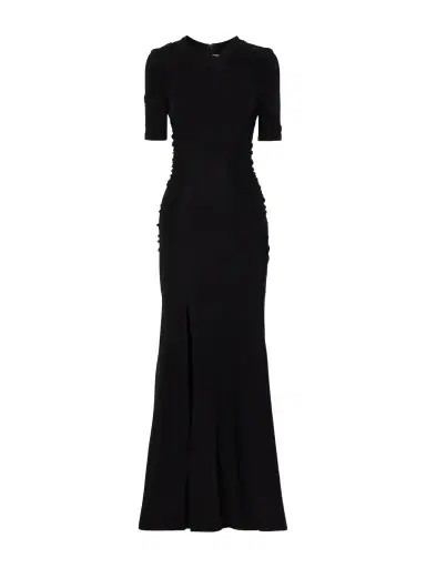 Victoria Beckham Gathered Satin Gown | Thumbnail 1