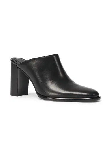 Simkhai Women's Carolyn 85MM Leather Block-Heel Mules - Black - Size 11 | Thumbnail 2 Simkhai Women's Carolyn 85MM Leather Block-Heel Mules - Black - Size 11 | Thumbnail 2