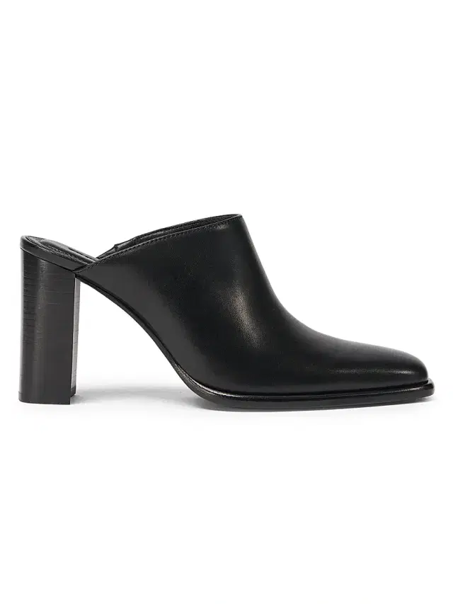 SIMKHAI Women's Carolyn 85MM Leather Block-Heel Mules - Black