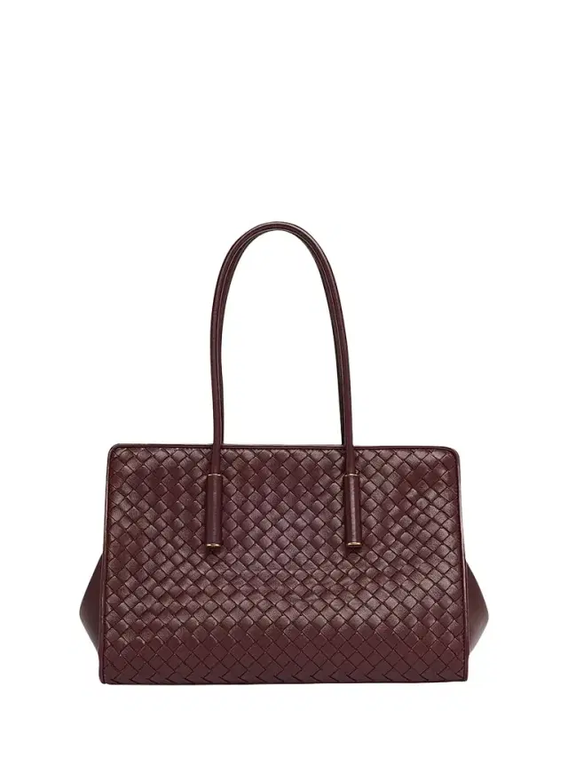 Bottega Veneta Women's Barbara Intrecciato Leather Tote Bag - Deep Mahogan Brass