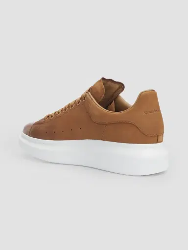 Alexander McQueen Men's Oversized Spray-Toe Suede Sneakers - Brown - Size 7 | Thumbnail 4 Alexander McQueen Men's Oversized Spray-Toe Suede Sneakers - Brown - Size 7 | Thumbnail 4