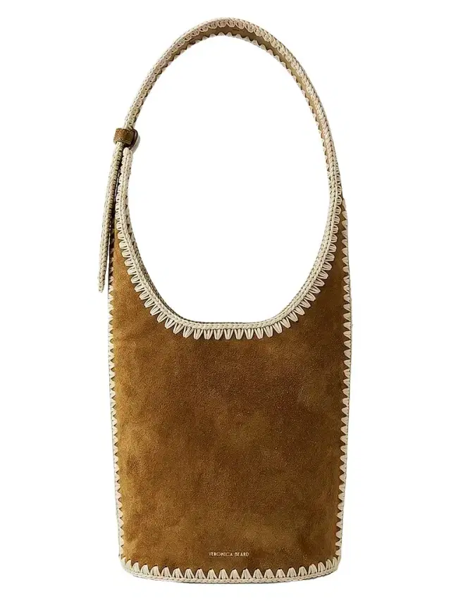 Veronica Beard Women's Loop  Whipstitch Suede Shoulder Bag - Acorn Multi
