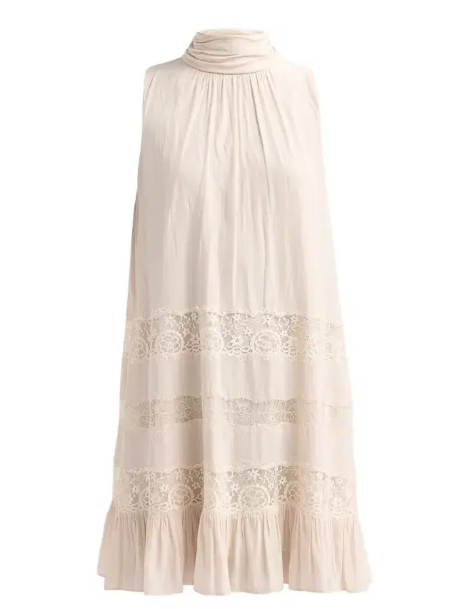 Ramy Brook Women's Samantha Tiered Lace Mini Dress - Bone