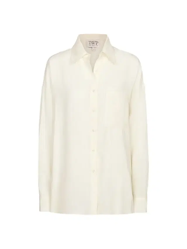 TWP Women's Something Borrowed Linen Button-Front Shirt - Glass Green
