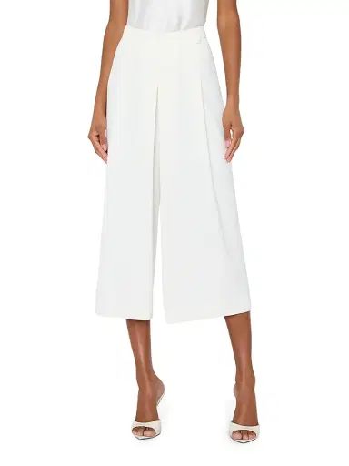Milly Women's Layla Pleated Culottes | Thumbnail 4 Milly Women's Layla Pleated Culottes | Thumbnail 4