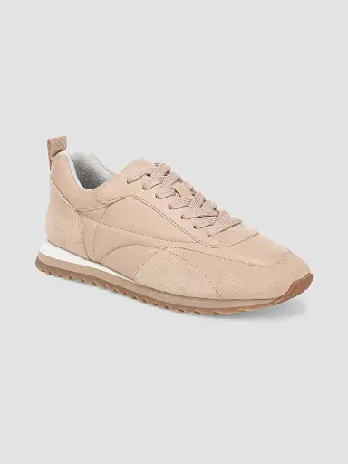 Favorite Daughter Women's Sophia Leather Low-Top Sneakers - Shortbread - Size 11 | Thumbnail 2