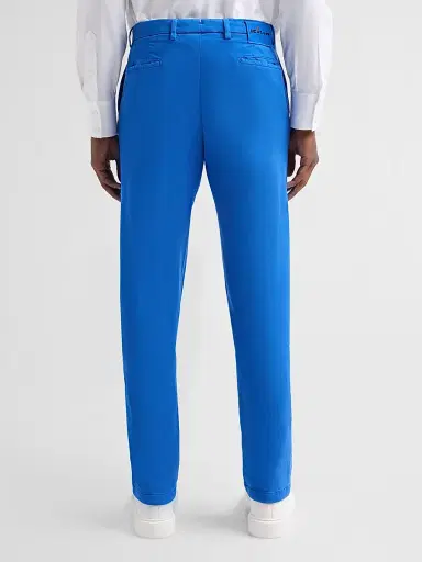 Kiton Men's Stretch Tapered Leg Flat-Front Trousers | Thumbnail 3 Kiton Men's Stretch Tapered Leg Flat-Front Trousers | Thumbnail 3