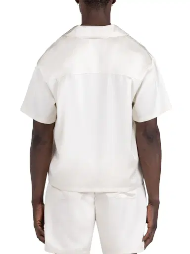 Honor The Gift Men's Logo Satin Camp Shirt - Sand - Size XXL | Thumbnail 3 Honor The Gift Men's Logo Satin Camp Shirt - Sand - Size XXL | Thumbnail 3