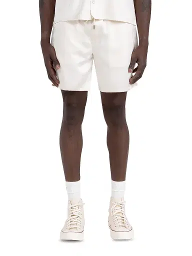 Honor The Gift Men's Satin Drawstring Shorts - Sand | Thumbnail 1