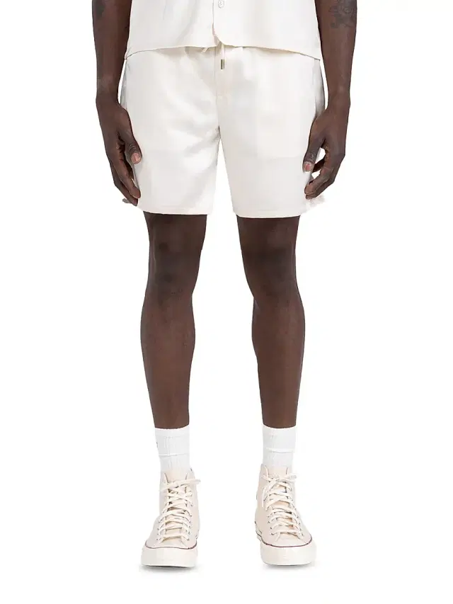 Honor The Gift Men's Satin Drawstring Shorts - Sand