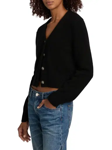 Brandon Maxwell Women's The Sloane Silk-Cashmere Sweater | Thumbnail 4