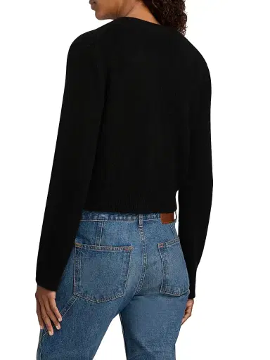 Brandon Maxwell Women's The Sloane Silk-Cashmere Sweater | Thumbnail 5
