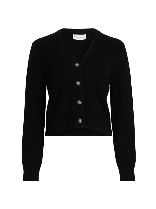 Brandon Maxwell Women's The Sloane Silk-Cashmere Sweater - Black