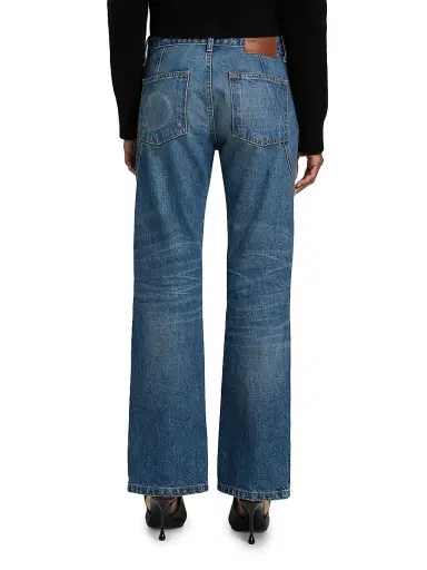 Brandon Maxwell Women's The Campbell Spiral Seam Jeans - Indigo - Size 28 | Thumbnail 5 Brandon Maxwell Women's The Campbell Spiral Seam Jeans - Indigo - Size 28 | Thumbnail 5