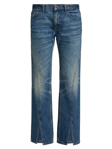 Brandon Maxwell Women's The Campbell Spiral Seam Jeans - Indigo - Size 28 | Thumbnail 1 Brandon Maxwell Women's The Campbell Spiral Seam Jeans - Indigo - Size 28 | Thumbnail 1
