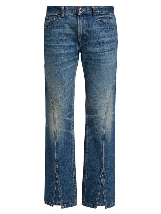 Brandon Maxwell Women's The Campbell Spiral Seam Jeans - Indigo