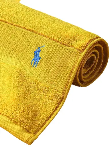 Ralph Lauren Polo Player Cotton Bath Mat - Yellowfin - Size Bath Mat | Thumbnail 1