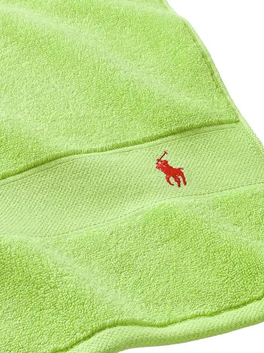 Ralph Lauren Polo Player Cotton Bath Mat - Kiwi Lime - Size Bath Mat | Thumbnail 4
