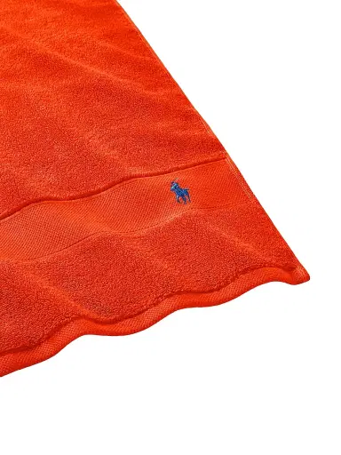 Ralph Lauren Polo Player Cotton Bath Mat - Sailing Orange - Size Bath Mat | Thumbnail 4