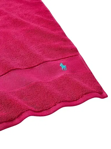 Ralph Lauren Polo Player Cotton Bath Mat - Pink Sky - Size Bath Mat | Thumbnail 4