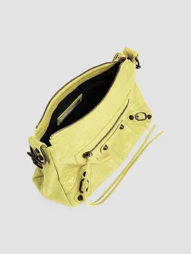 Balenciaga Women's Le City Moto Crossbody Bag - Lemonade | Thumbnail 4