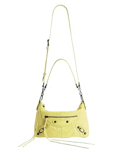 Balenciaga Women's Le City Moto Crossbody Bag - Lemonade | Thumbnail 1