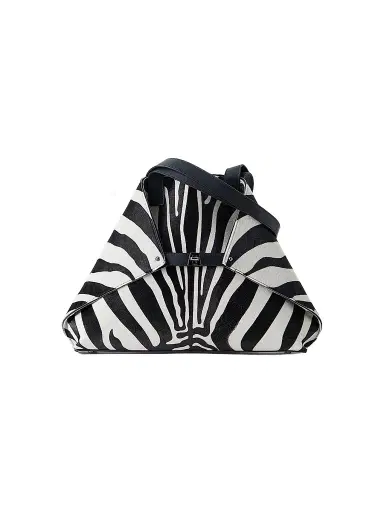 Akris Women's Ai Medium Zebra-Print Calf Hair Shoulder Tote | Thumbnail 1 Akris Women's Ai Medium Zebra-Print Calf Hair Shoulder Tote | Thumbnail 1