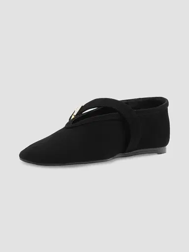 Schutz Women's Vick Suede Ballerina Flats | Thumbnail 5