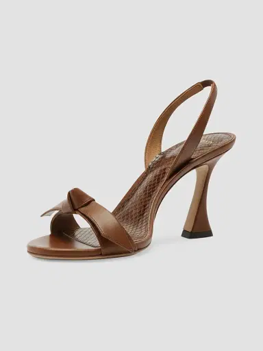Alexandre Birman Women's Clarita 85MM Leather Slingback Sandals - Espresso - Size 10 | Thumbnail 5 Alexandre Birman Women's Clarita 85MM Leather Slingback Sandals - Espresso - Size 10 | Thumbnail 5