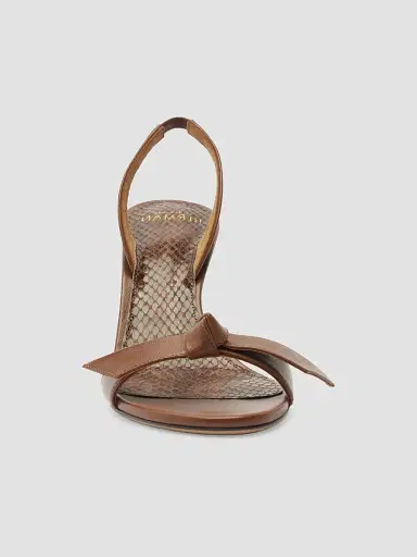 Alexandre Birman Women's Clarita 85MM Leather Slingback Sandals - Espresso - Size 10 | Thumbnail 6 Alexandre Birman Women's Clarita 85MM Leather Slingback Sandals - Espresso - Size 10 | Thumbnail 6