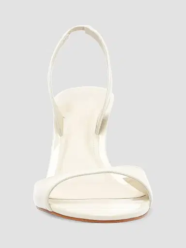 Schutz Women's Scarlett 80MM Patent Leather Slingback Sandals - Sugar White - Size 11 | Thumbnail 6 Schutz Women's Scarlett 80MM Patent Leather Slingback Sandals - Sugar White - Size 11 | Thumbnail 6
