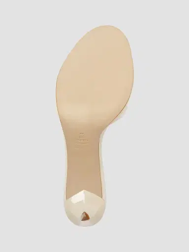 Schutz Women's Scarlett 80MM Patent Leather Slingback Sandals - Sugar White - Size 11 | Thumbnail 9 Schutz Women's Scarlett 80MM Patent Leather Slingback Sandals - Sugar White - Size 11 | Thumbnail 9