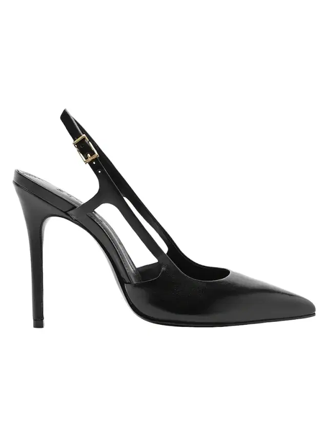Schutz Women's Boris 0MM Leather Slingback Pumps - Black