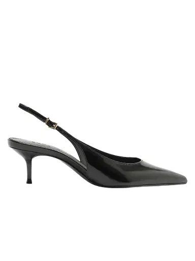 Schutz Women's Paola 65MM Patent Leather Slingback Pumps - Black - Size 11 | Thumbnail 1
