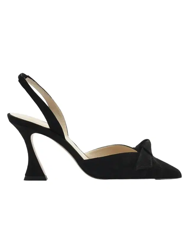 Women's Clarita 85MM Suede Slingback Pumps - Black