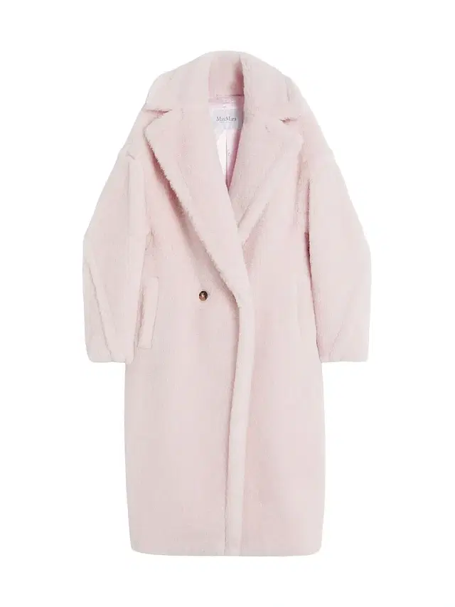 Max Mara Women's Teddy Bear Icon Coat in Alpaca and Wool - Pink