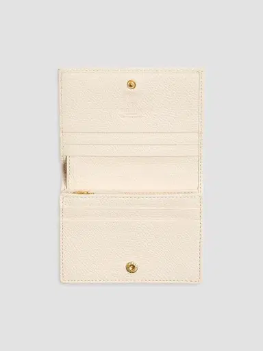 Valentino Garavani Women's Cherryfic Wallet in Grainy Calfskin - Light Ivory | Thumbnail 2