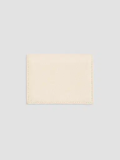 Valentino Garavani Women's Cherryfic Wallet in Grainy Calfskin - Light Ivory | Thumbnail 3
