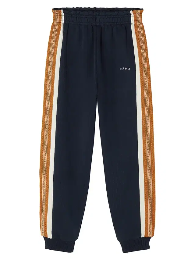 Baby Boy's, Little Boy's & Boy's Embroidered Greek Contrast Joggers - Dark Navy