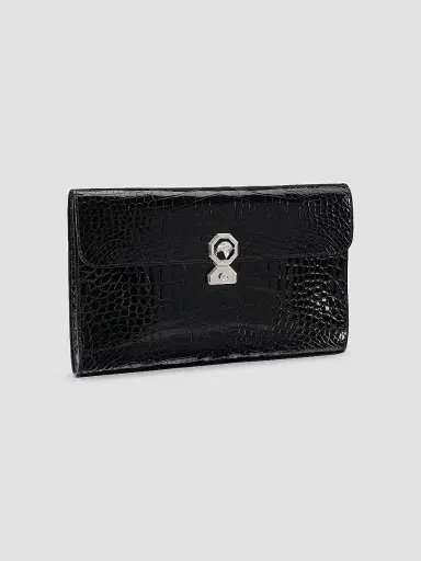 Stefano Ricci Men's Crocodile Envelope Portfolio Bag | Thumbnail 2
