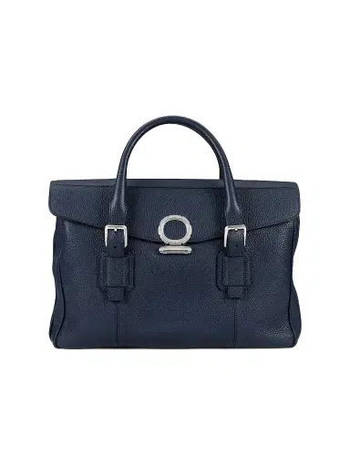 Stefano Ricci Men's Luxury Flap Calfskin Briefcase - Ricci Blue | Thumbnail 1 Stefano Ricci Men's Luxury Flap Calfskin Briefcase - Ricci Blue | Thumbnail 1