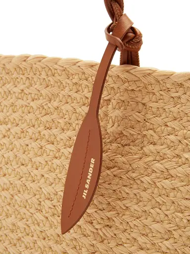 Jil Sander Women's Tangle Large Raffia Bucket Bag | Thumbnail 6
