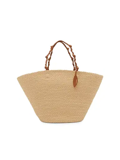 Jil Sander Women's Tangle Large Raffia Bucket Bag | Thumbnail 1