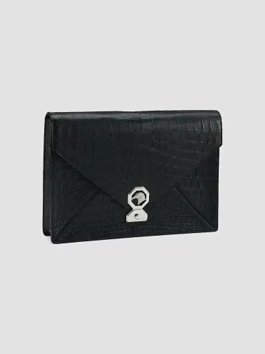 Stefano Ricci Men's Crocodile Envelope Portfolio Bag | Thumbnail 3