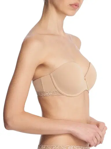 Natori Women's Pure Luxe Strapless Bra - Cafe - Size 38B | Thumbnail 2 Natori Women's Pure Luxe Strapless Bra - Cafe - Size 38B | Thumbnail 2
