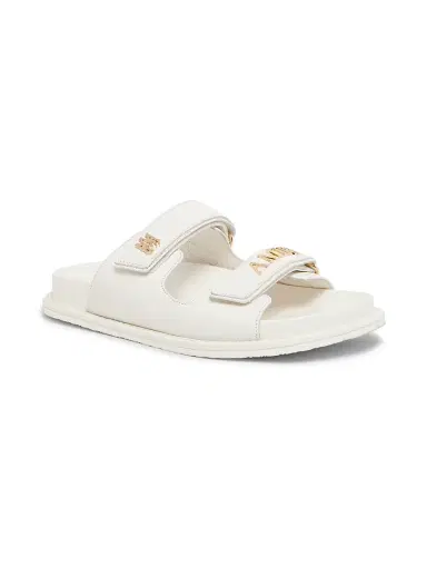 AMIRI Women's Boardwalk Leather Two-Strap Sandals | Thumbnail 2