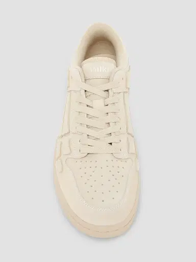 AMIRI Men's Skel Leather Low-Top Sneakers - Alabaster - Size 8 | Thumbnail 4 AMIRI Men's Skel Leather Low-Top Sneakers - Alabaster - Size 8 | Thumbnail 4