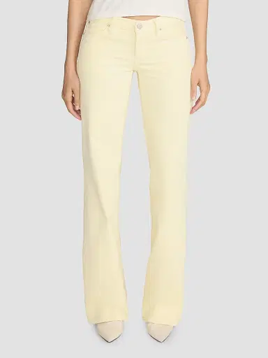 Frame Women's Amelia Gray x The Gray Low-Rise Wide-Leg Denim Pants | Thumbnail 4 Frame Women's Amelia Gray x The Gray Low-Rise Wide-Leg Denim Pants | Thumbnail 4