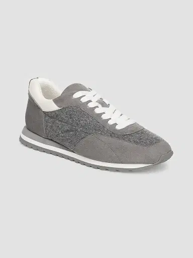 Favorite Daughter Women's Sophia 25MM Suede Low-Top Sneakers - Rock - Size 11 | Thumbnail 2